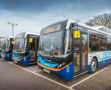 Kilenc új ADL-BYD Enviro200EV villanybusszal indítja az évet a Stagecoach