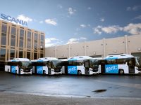 Gázüzemű Scania iskolabuszok javítják Gent levegőjét