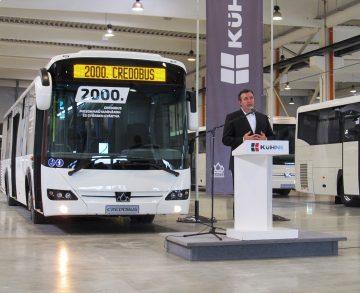 Évfordulós ajándék – elkészült a kétezredik Credo autóbusz