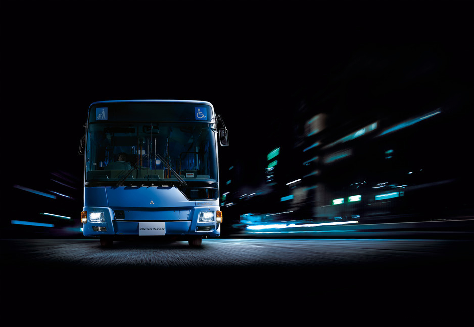 Szériában kapják a vészmegállító rendszert a Mitsubishi Fuso városi buszai