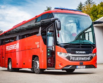 Scania Interlink HD a Felső-Ausztriai Tartományi Tűzoltóság szolgálatában
