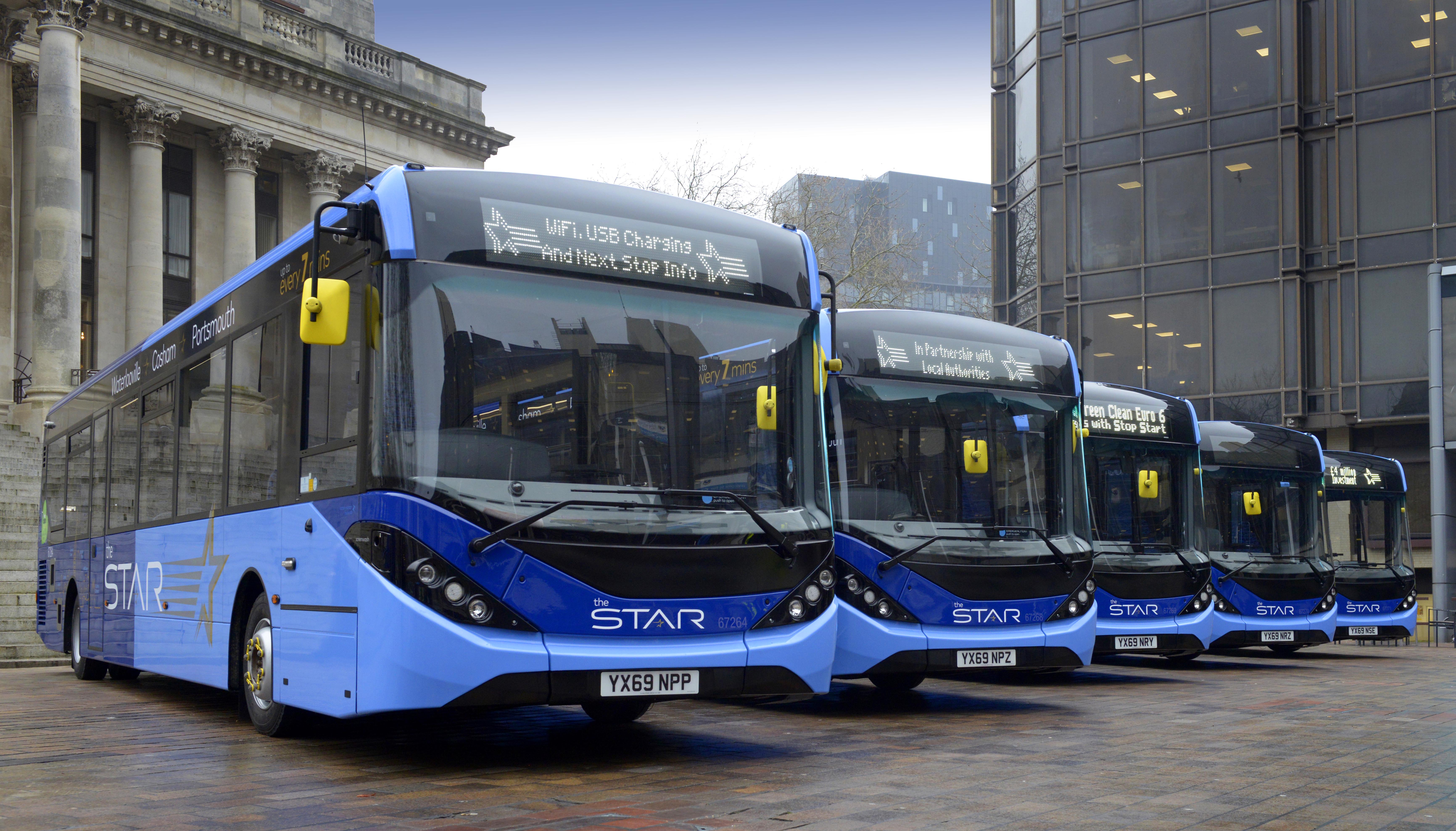 Két tucat új ADL Enviro200-assal fiatalodik Portsmouth autóbuszparkja