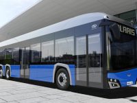 Újabb részleteket közölt háromtengelyes villanybuszáról a Solaris