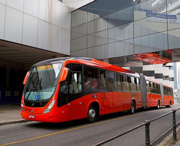 Negyven új Volvo alvázas autóbusz érkezett Curitibába