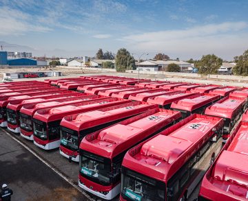 A BYD további 150 villanybuszt szállított Santiagóba