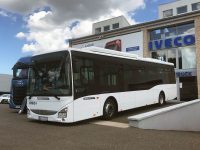 Gázüzemű Iveco Crossway LE-t tesztel a Volánbusz