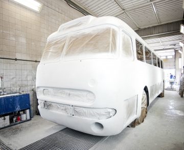 Megújul a Kapos Volán egykori Ikarus 55 Lux nosztalgiabusza