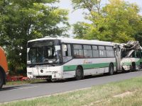 Árokban találtak rá a Volánbusz egyik csuklósára