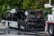 Kiégett egy Scania Citywide Szegeden