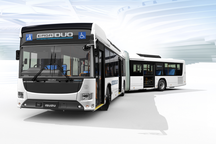 Csuklós autóbuszt fejlesztett a japán piacra az Isuzu