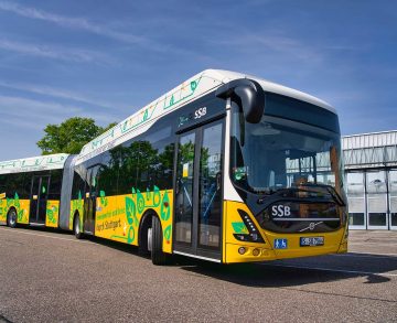 Svéd csuklós villanybuszok álltak forgalomba Stuttgartban