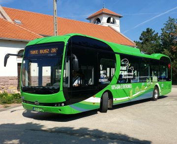 A Tüke Busz Zrt. megkezdte a BYD elektromos autóbuszok tesztüzemét