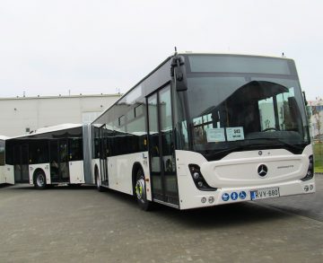 Két csuklós Conectót állított forgalomba a Volánbusz Gyulán