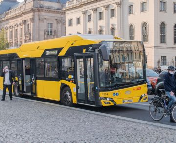 Kifogott a hideg a berlini Solaris villanybuszokon