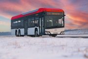 Norvégiában tesztelik a Solaris háromtengelyes helyközi villanybuszát