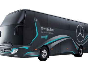 Tajvani rendeltetésű turistabusz a Mercedes-Benztől