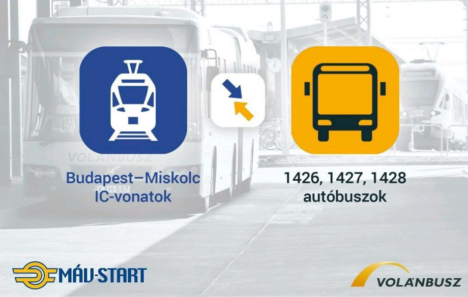Közös jegyet vezet be a MÁV-Start és a Volánbusz Polgár és Tiszaújváros térségében