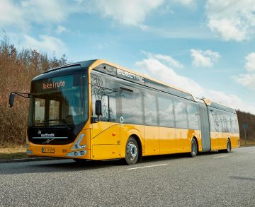 Huszonkilenc csuklós Volvo villanybusz állt forgalomba Dániában