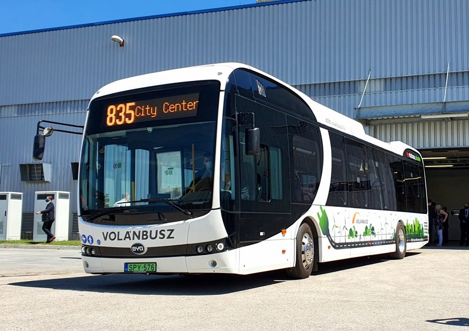 Átadták a Volánbusz első zéró emissziós autóbuszát