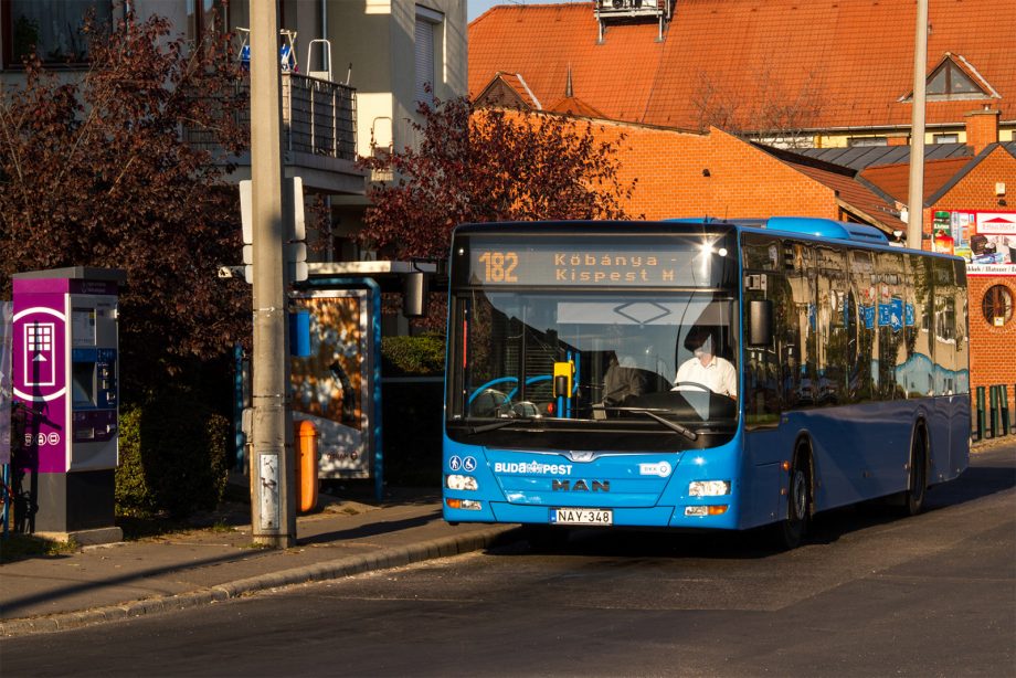 Hétvégenként csak az első ajtón lehet felszállni a 182-es és a 184-es BKK-buszokra