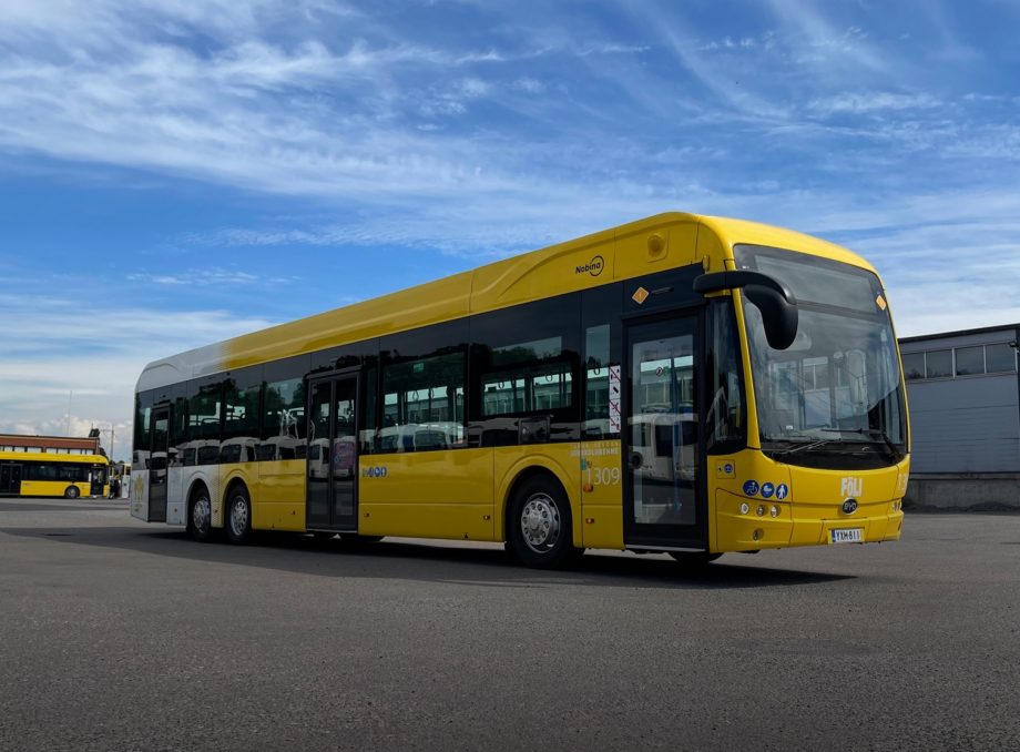 Negyvenkét háromtengelyes BYD eBus állt forgalomba Turkuban