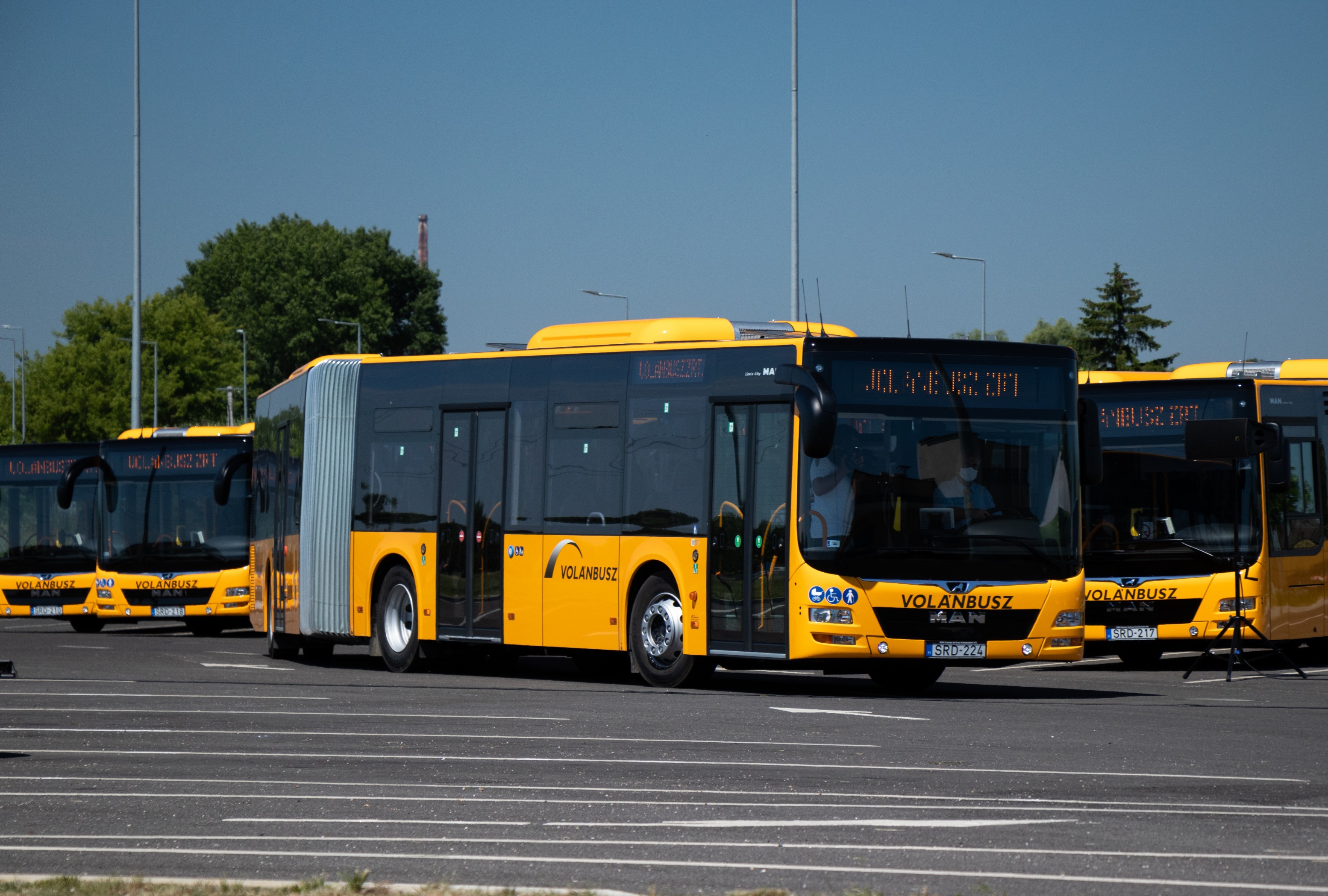 Hazánkban a Volánbusz összes leendő MAN csuklósa
