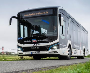 Elektromos „városi oroszlán” állt forgalomba a németországi Pellworm szigeten