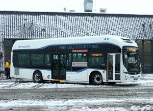 Hyundai hidrogénbuszt tesztel a Wiener Linien