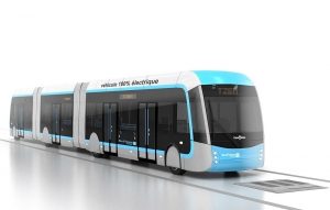 Bi articulated electric buses SRS cimlapkep