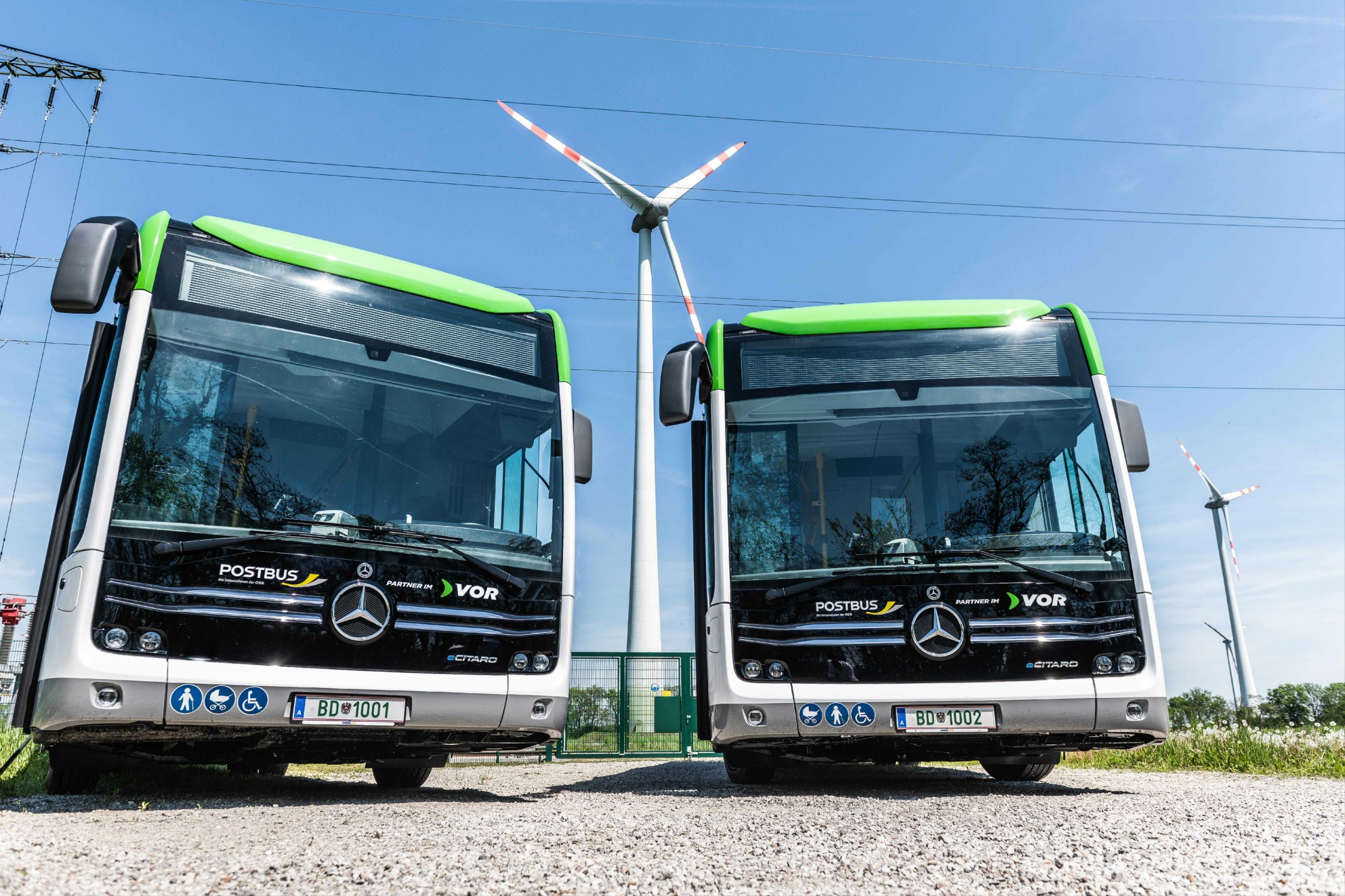 Az ÖBB Postbus állítja forgalomba Ausztria első közforgalmú Mercedes-Benz eCitaróit