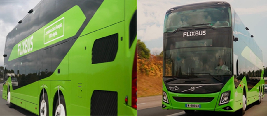 Biodízellel hajtott emeletes buszokat indít Brest és Grenoble között a FlixBus