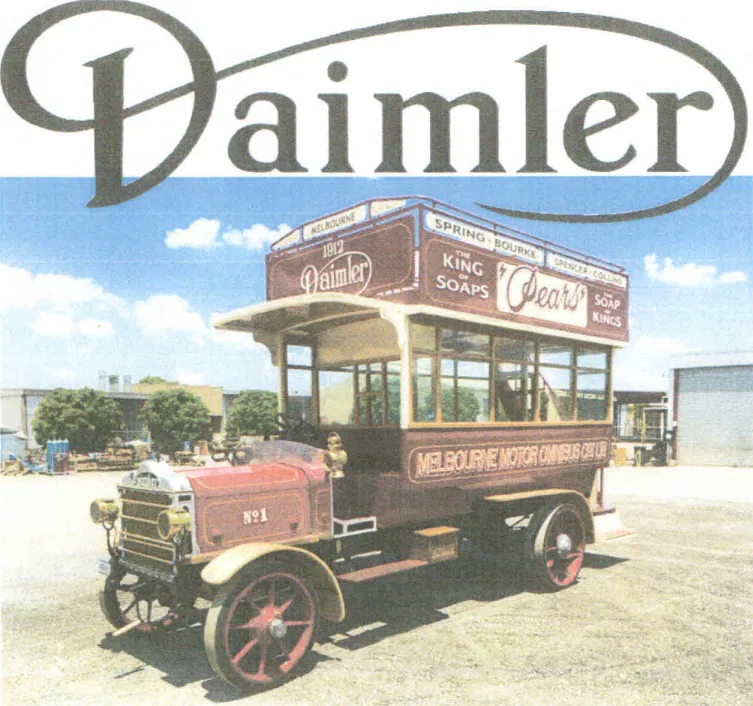 Péntek esti érdekesség: Daimler, az angol buszgyártó 7 daimler cc 1912