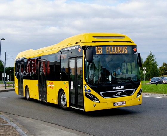 Újabb 97 öntöltő hibrid Volvo 7900-ast vásárol a vallon TEC társaság