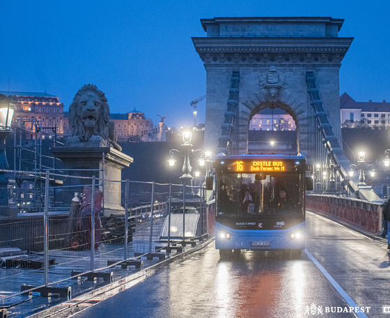 Sűríti járatait a BKK a Lánchídon
