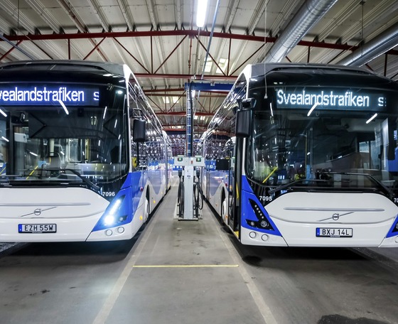 Tizenhét villanyhajtású csuklós Volvo állt forgalomba Västeråsban