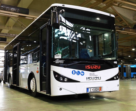 Isuzu Citibus érkezett tesztfutásra a BKV-hoz