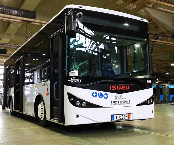 Isuzu Citibus érkezett tesztfutásra a BKV-hoz