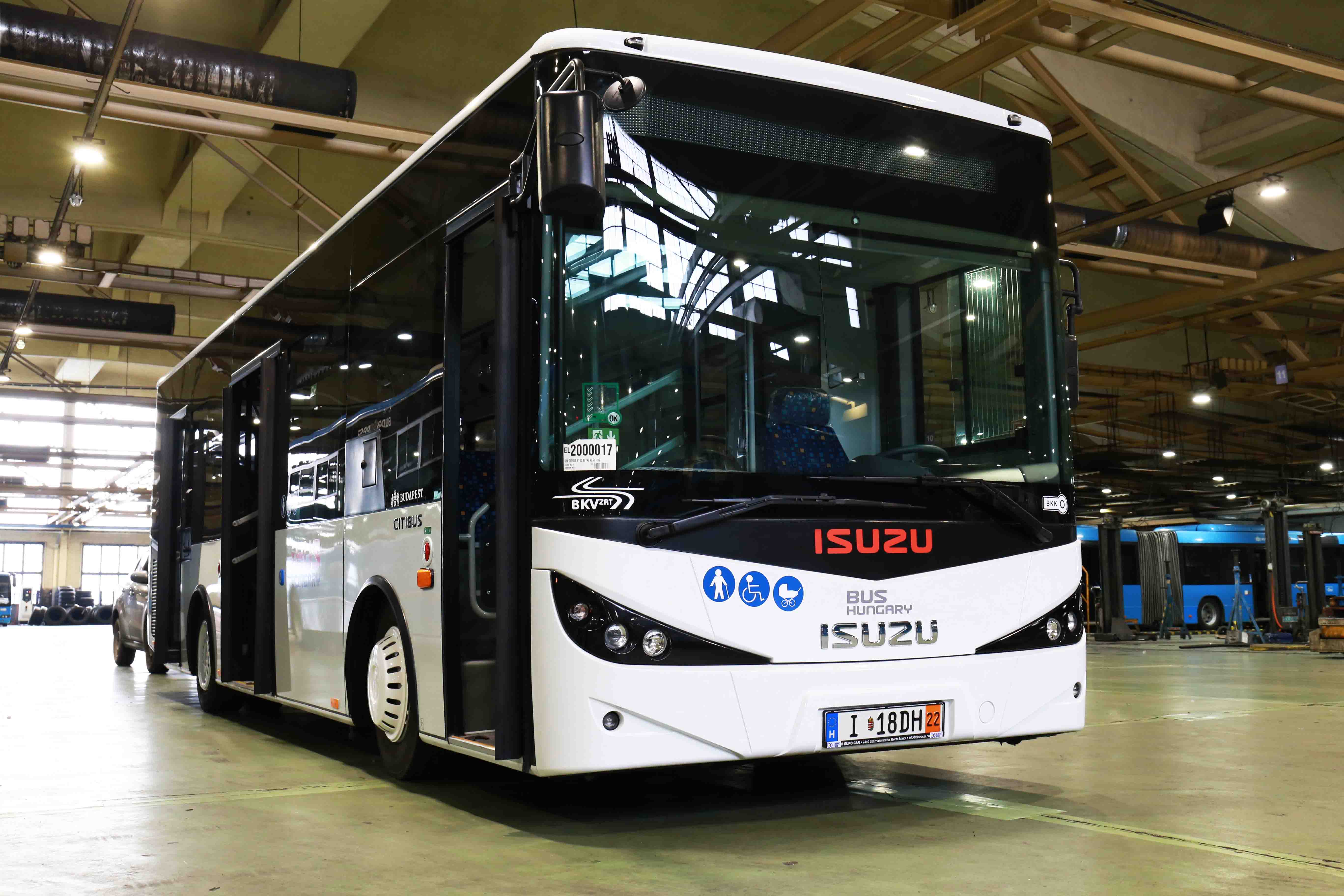 Isuzu Citibus érkezett tesztfutásra a BKV-hoz