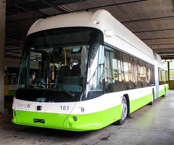 A Hess trolijaival indul újra a trolibusz-üzem a svájci La Chaux-de-Fonds városában