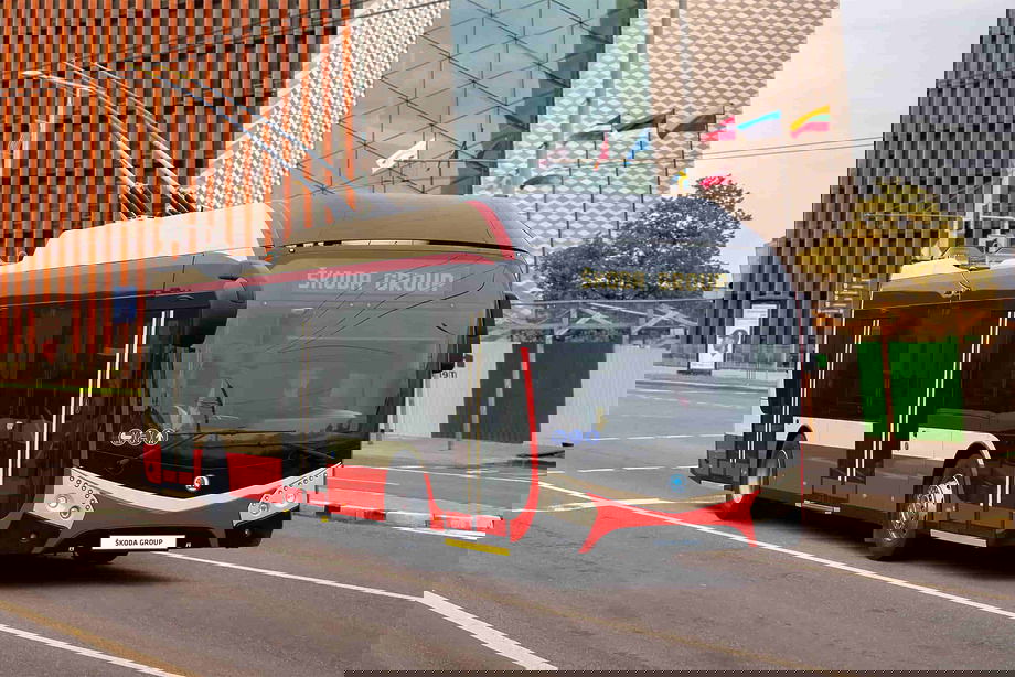 Skoda Trolleybus 32 tr Vilnius cimlapkep