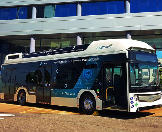 Ismét egy jelentős darabszámú megrendelés futott be a CaetanoBus hidrogénbuszára