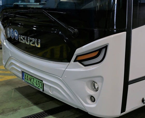 Isuzu NovoCiti VOLT elektromos midibuszt próbál ki a BKV