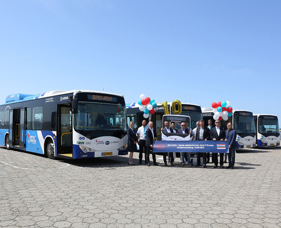 Tíz éves holland piaci jelenlétét ünnepli a BYD