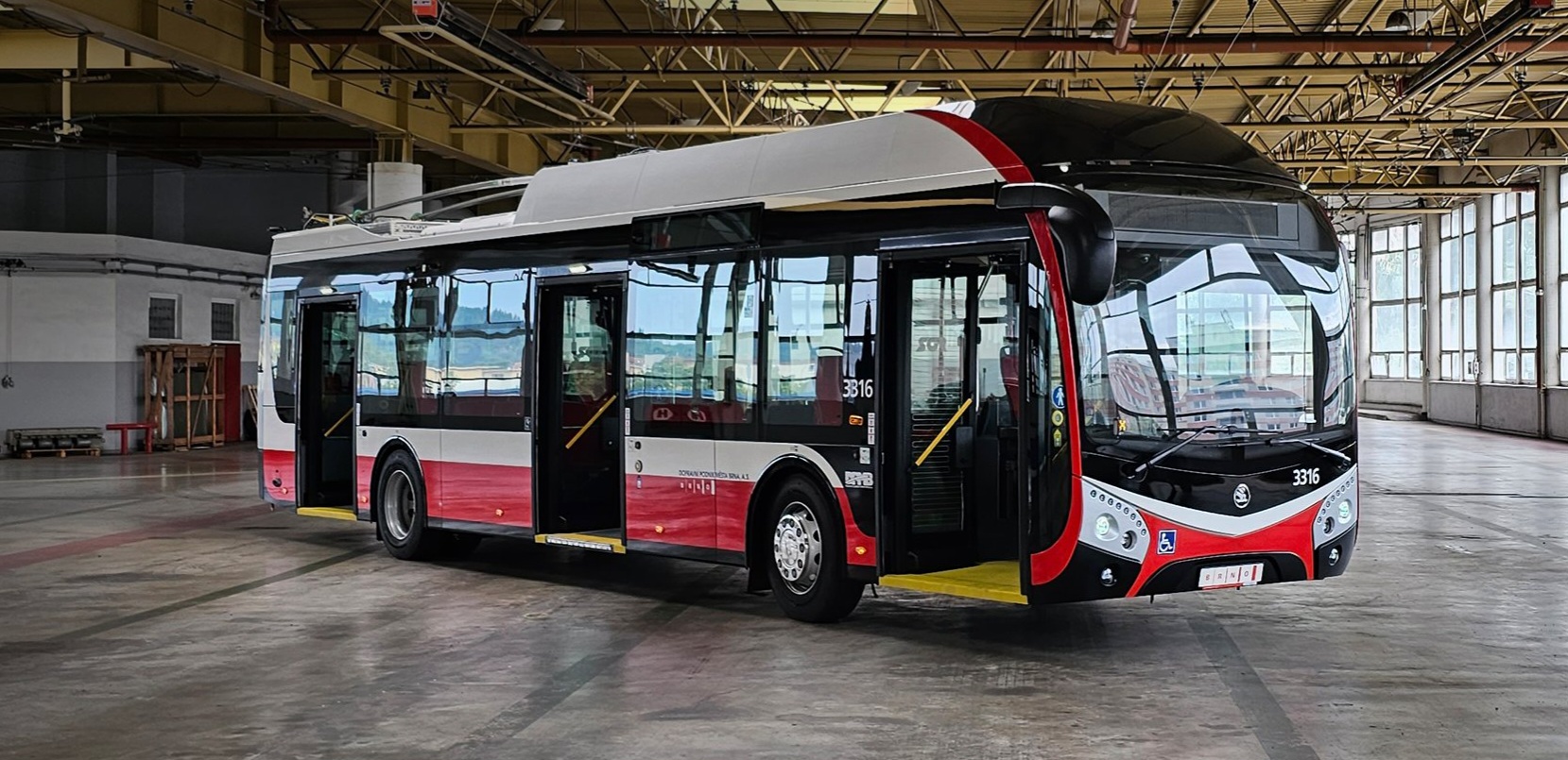 Škoda-SOR trolibuszok állnak forgalomba Brnóban