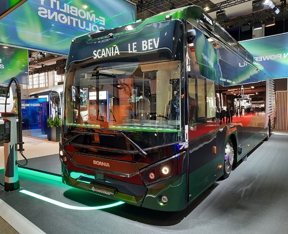 Busworld Europe 2023: Castrosua felépítménnyel mutatkozott be a Scania új elektromos alváza