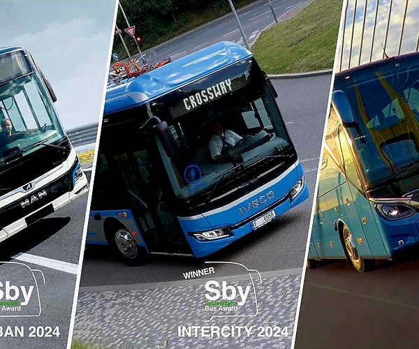 Az MAN, az Iveco Bus és a Setra modelljei nyerték idén a Sustainable Bus of the Year 2024 díjakat
