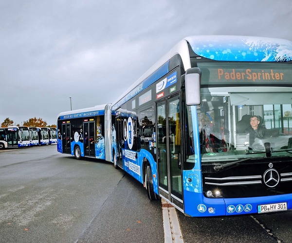 Az elektromos eCitaro nem volt meggyőző, most egy fuel cell verziót tesztel Paderborn