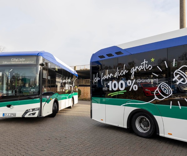 Erlangenben álltak forgalomba Németország első Solaris Urbino 9 LE electric midibuszai