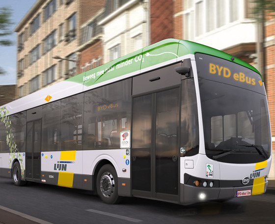 Magyarországon készülő BYD villanybuszokat rendelt a De Lijn