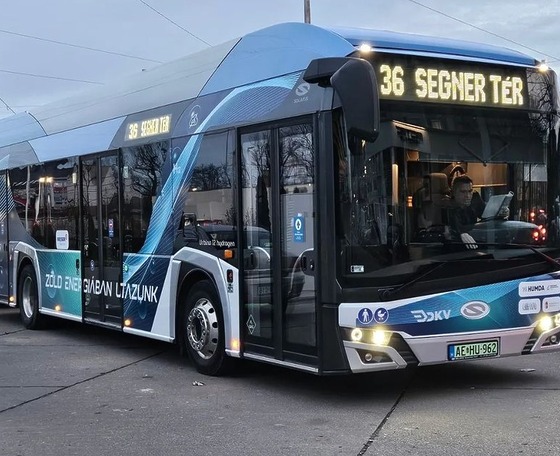 Debrecenben rajtol a HUMDA országos hidrogénbusz-tesztje